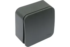 Выключатель Systeme Electric BLANCA 1-клавишный накладной антрацит 30856