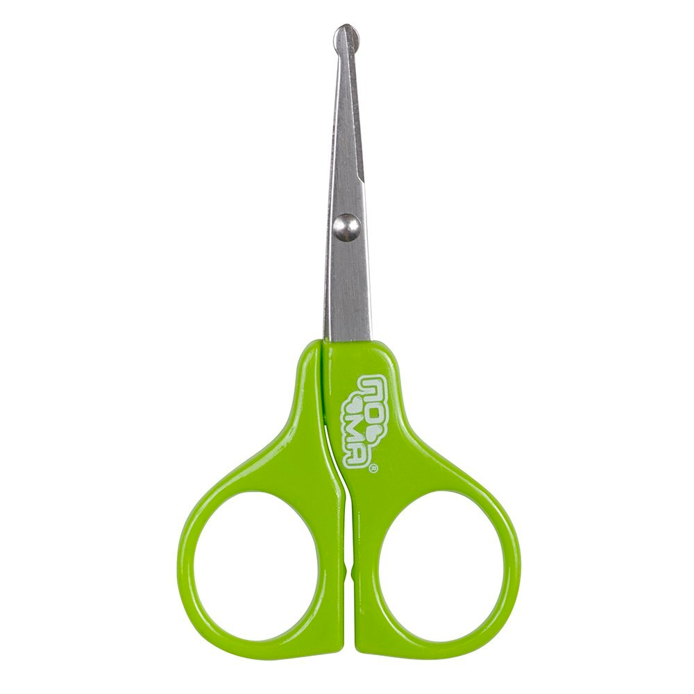 Ножницы детские безопасные 1 шт. ПОМА, зелёный