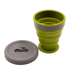 Стакан Tramp силиконовый складной 200 мл, Olive