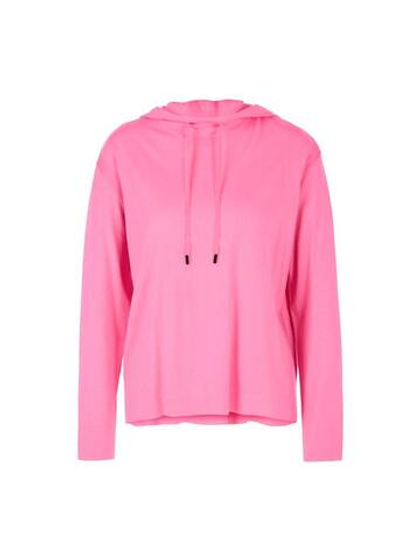 Marc Cain Свитшот с капюшоном из смеси шерсти и вискозы