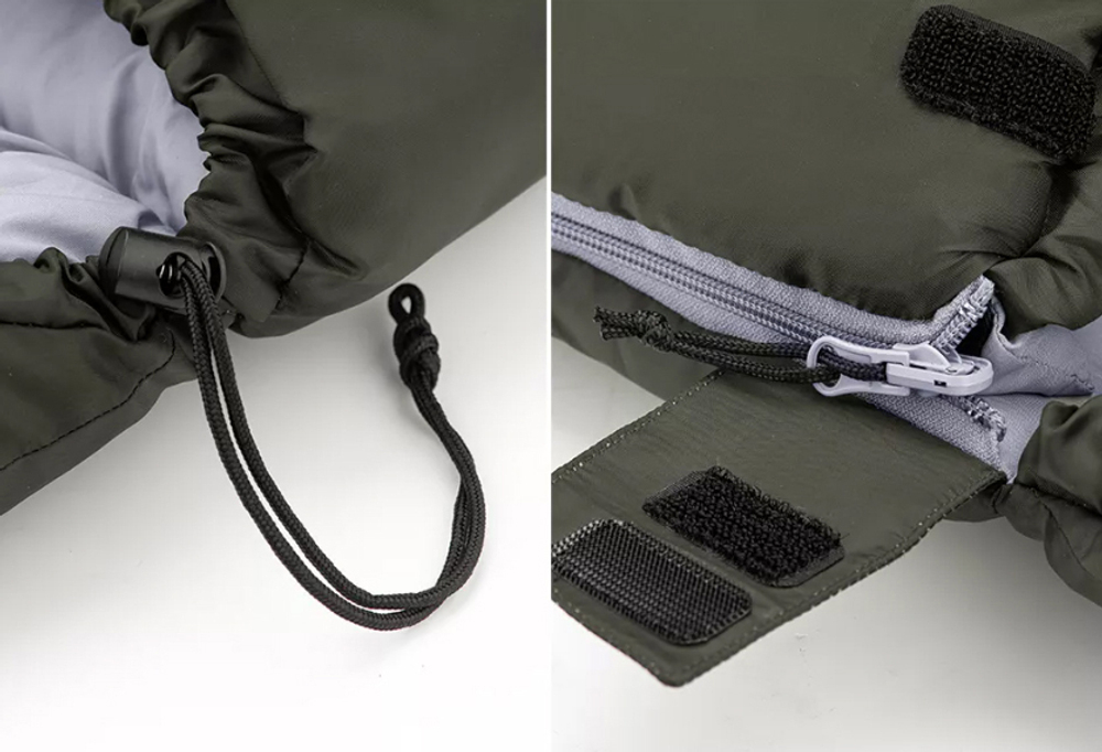 Мешок спальный Naturehike U350, (190х30)х75 см, (правый) (ТК: +1C), коричневый