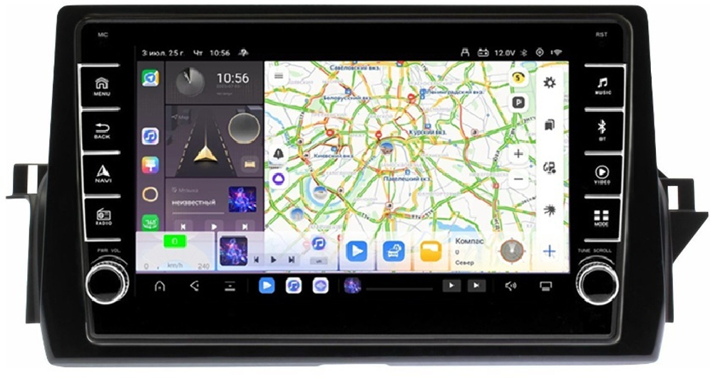 Магнитола для Toyota Camry 70 (75) 2021-2023 (любая комплектация) - Carmedia SF-1420 (кнопки и крутилки) Android 13, TS20, 6+128Гб, CarPlay, 4G SIM-слот