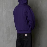  Толстовка мужская Carhartt WIP Hooded American Script Jacket артикул:I033063_aura - купить в магазине Дайс