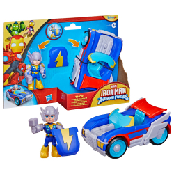 Hasbro IRON MAN i super ekipa - Транспортное средство Thor Thunder Roadracer + фигурка G2692
