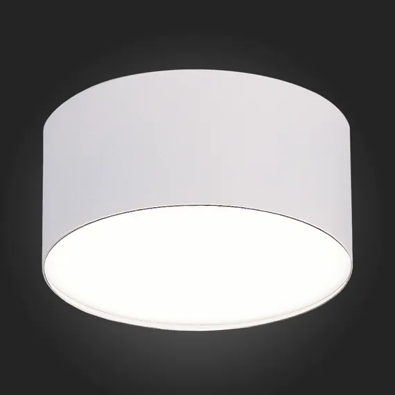 ST606.542.12 Светильник потолочный Белый LED 1*12W 4000K 1 080Lm Ra>90 120° IP20 D120xH55 185-265V Накладные светильники