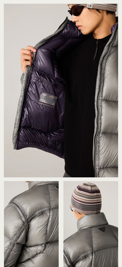 Пуховик Nothomme Blue MICROFT Lightweight Water-Resistant Down Jacket for Men