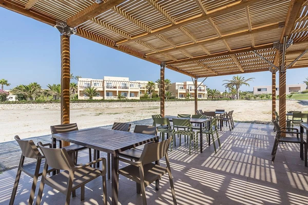 Стол пластиковый обеденный Nardi Cube 140x80, тортора