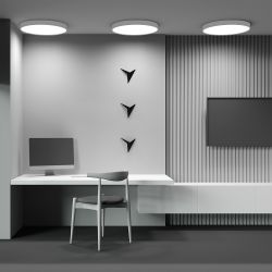 Светильник потолочный светодиодный Maytoni Zon C032CL-90W4K-RD-W