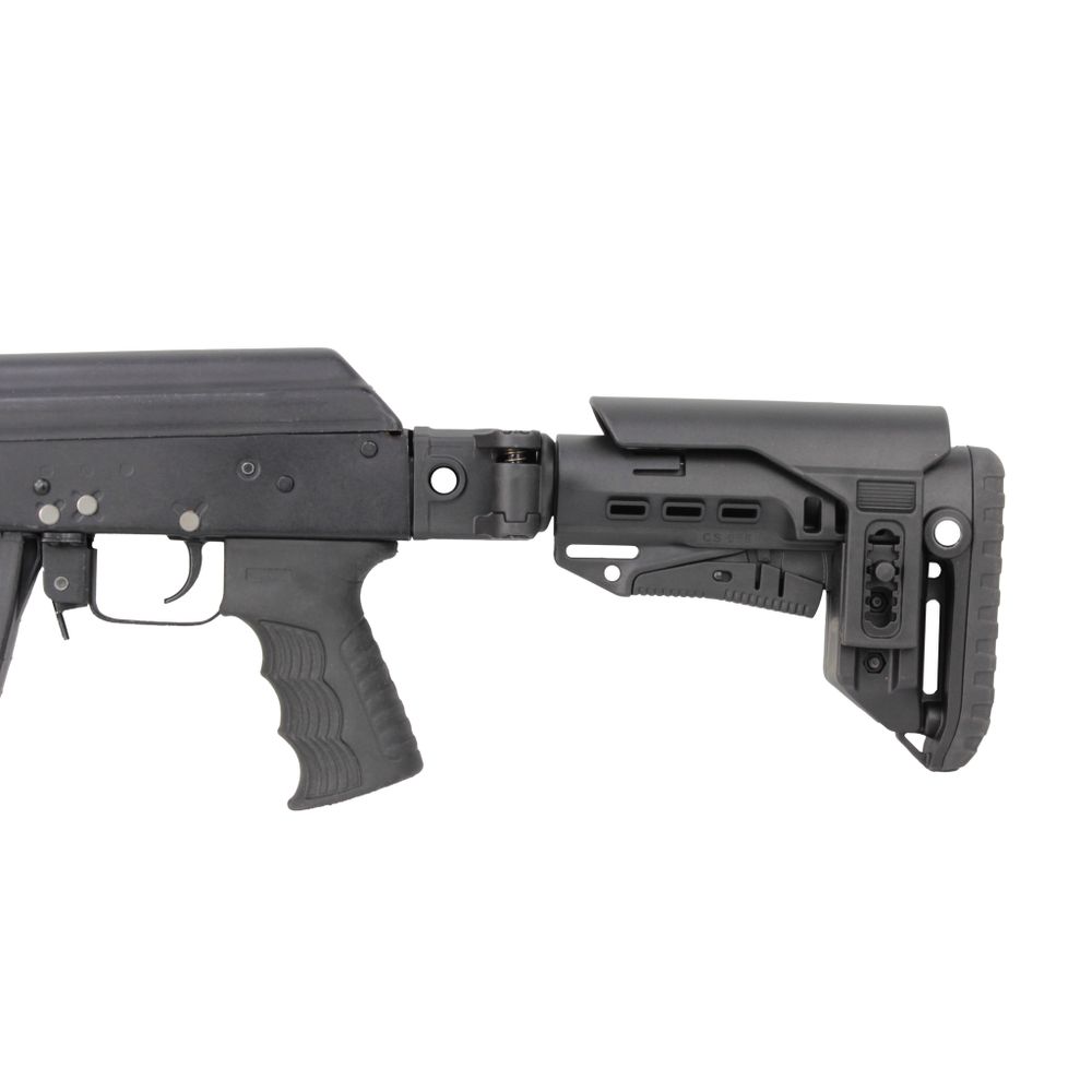 Складной приклад АКМ с подщечником, DLG Tactical