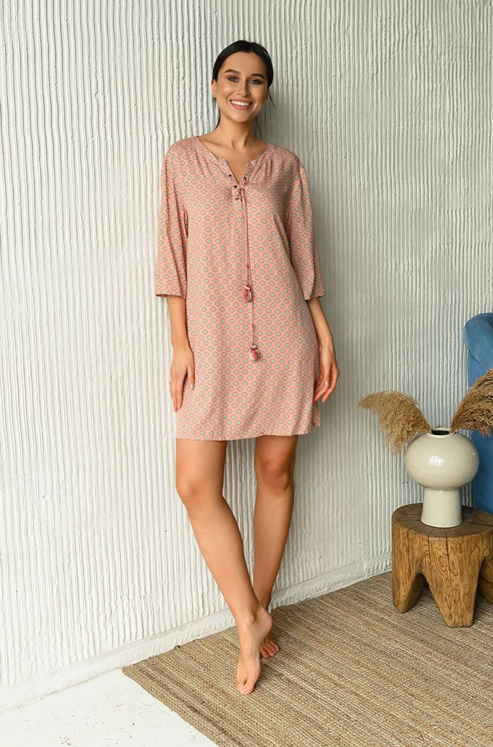 Домашняя туника Aleksa (Размер: L) (Цвет: разноцветный)