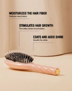 La Bonne Brosse Массажная расческа для волос N 02 Essential Detangling Brush - Emerald Green