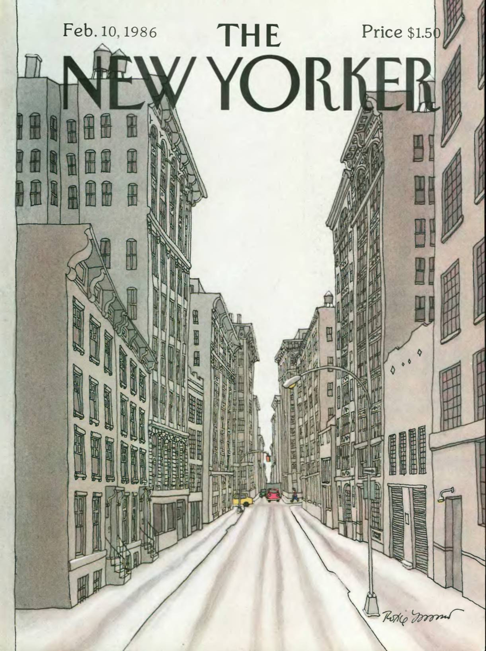Журнал The New Yorker 10-02-1986