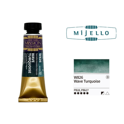 Акварель Mijello Granulation 15 мл. W826 [D] Wave Turquoise