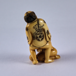 Эротическая статуэтка нэцкэ Обнаженная пара на боку