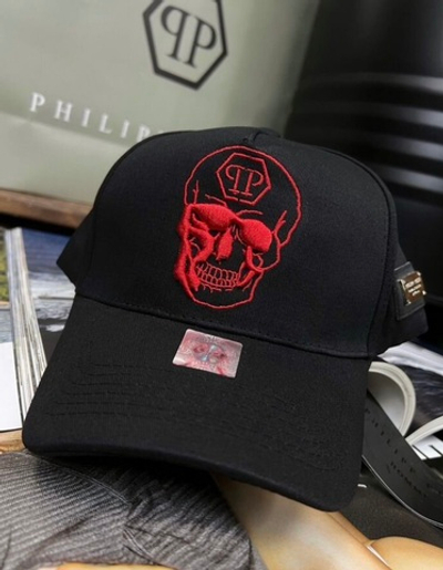 Бейсболка Philipp Plein Red Skull