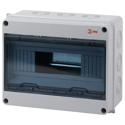 Корпус пластиковый навесной ЭРА SIMPLE КМПн-12 IP65 серый