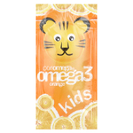 Coromega, Kids, омега-3, тропический апельсин + витамин D, 30 порционных пакетиков (по 2,5 г)