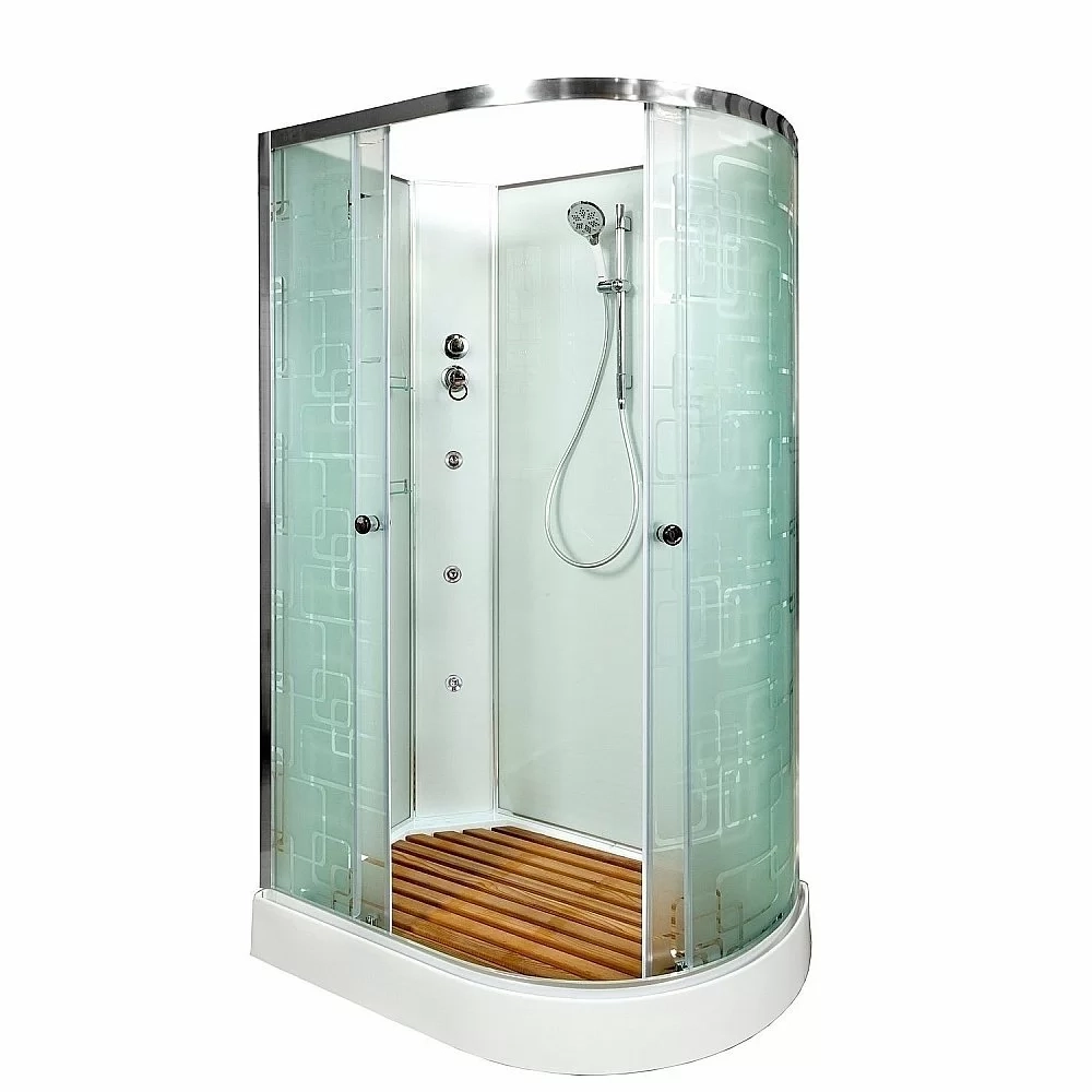 Душевая кабина DTO ЕМ1512 N с гидромассажем 120х80