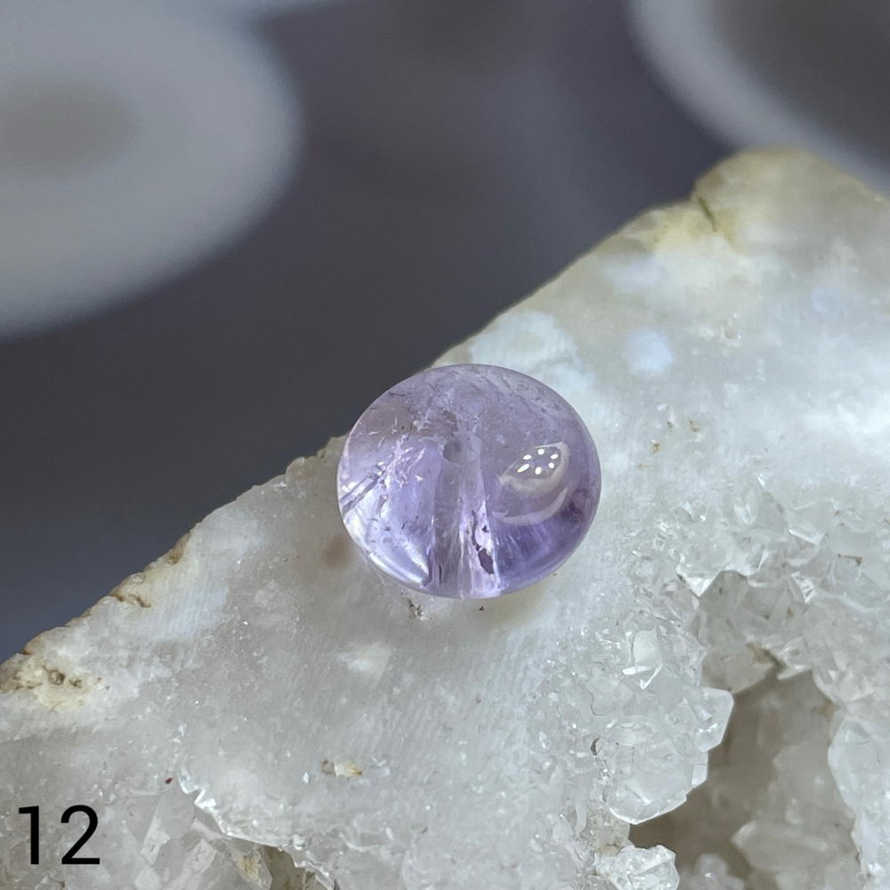 59429 Аметист Бусина шайба 6*10мм-29