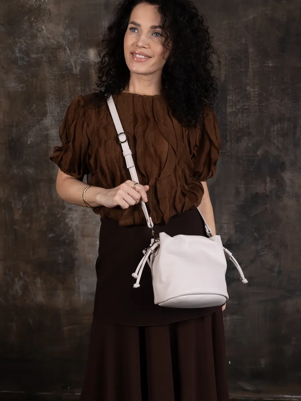 Сумка через плечо маленькая кисет