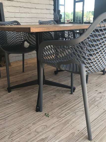 Уличное кресло Air XL серое