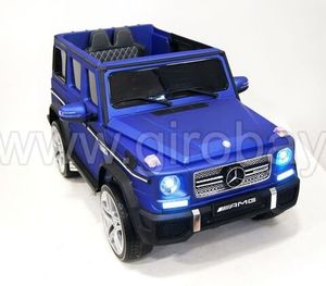 Детский электромобиль River Toys Mercedes-Benz-G65-AMG синий