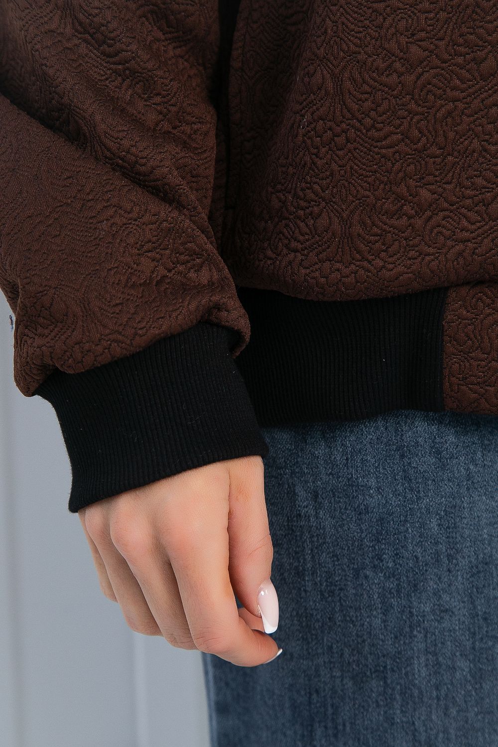 Бомбер Эшли (шоколад) Б12777-41М LT Collection