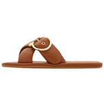 Ferragamo Gancini Slide Slippers Women"s Brown