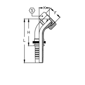 Фитинг DN 20 DKO-S (Г) 30x2 20 (45)