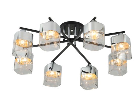 07275/8 BLACK+CHROME (1) Люстра (RL)