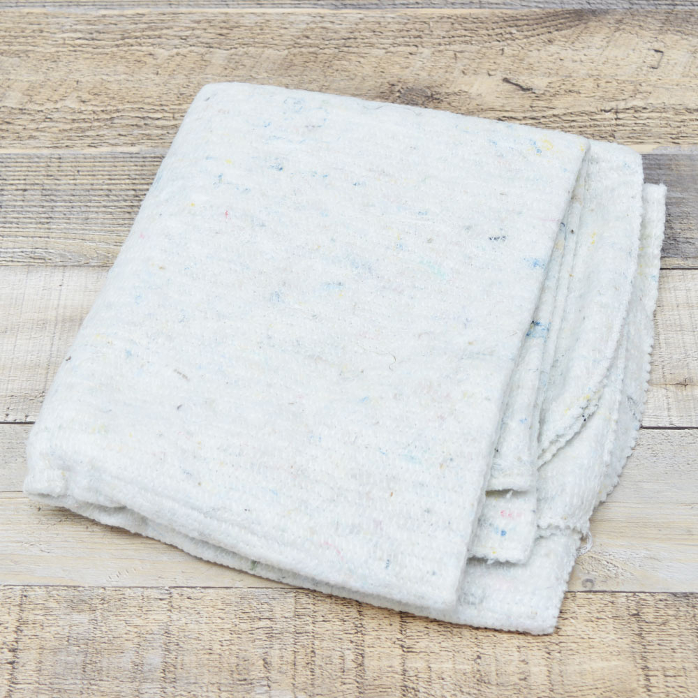 Тряпка для пола х/б 80*100см белая "Мамонтенок чистолюб"