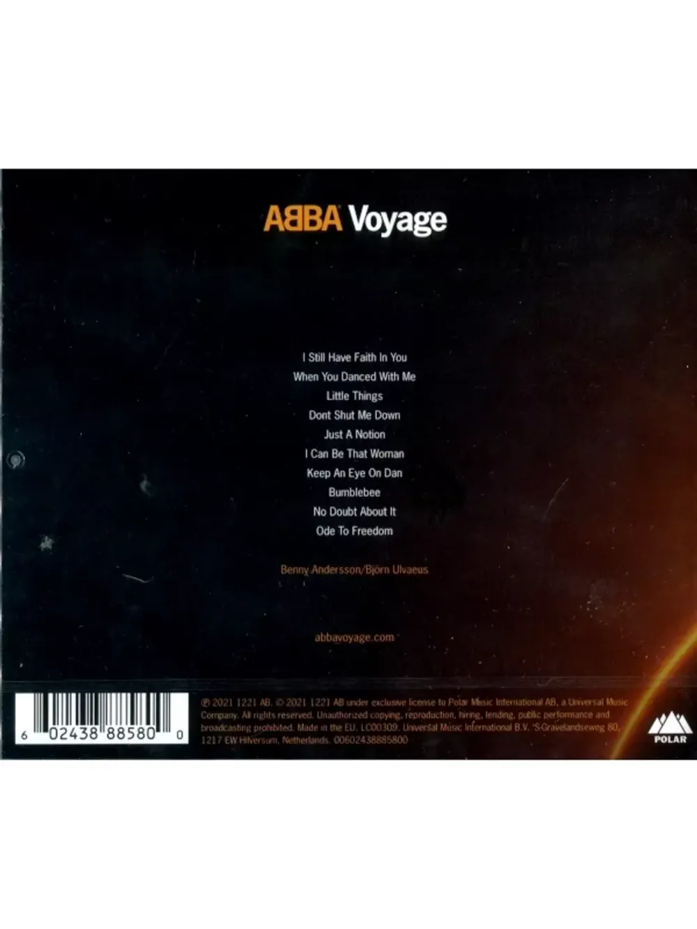 ABBA. Voyage CD Новый альбом АББА. Вояж