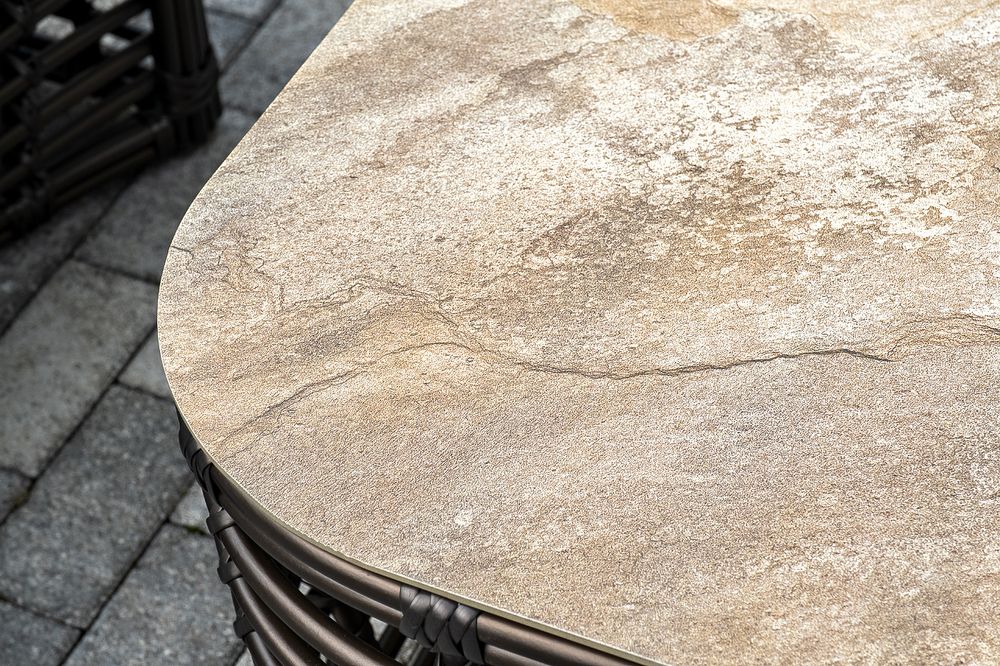 "Ницца" лаунж-зона из искусственного ротанга, цвет бронзовый