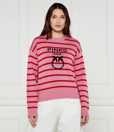 Шерстяной свитер NEW BURGOS Pinko - розовый(104679 A2EV)