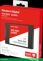 SSD диск WD SA500 NAS 3D 500ГБ (WDS500G1R0A)