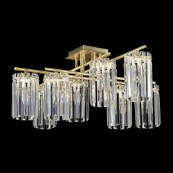 Citilux AXIS CL313283 Люстра хрустальная потолочная Бронза