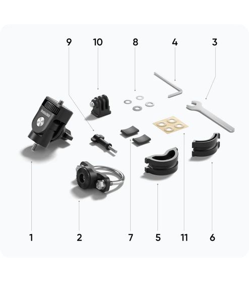 Крепление Insta 360 Motorcycle U-Bolt Mount