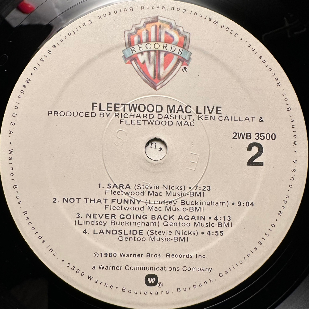 Fleetwood Mac ‎– Fleetwood Mac Live 2LP (США 1980г.)