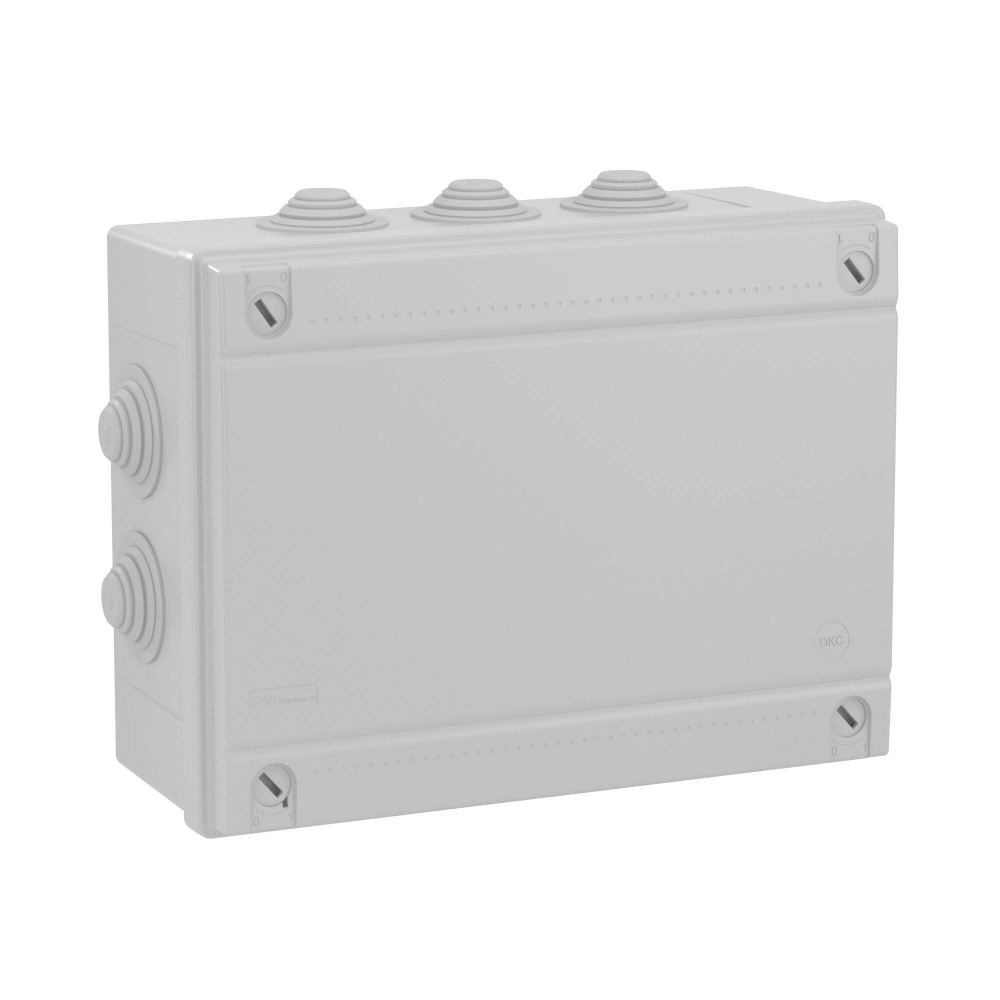 Коробка ответвит. с 10 кабельными вводами д.40мм, IP55, 300х220х120мм