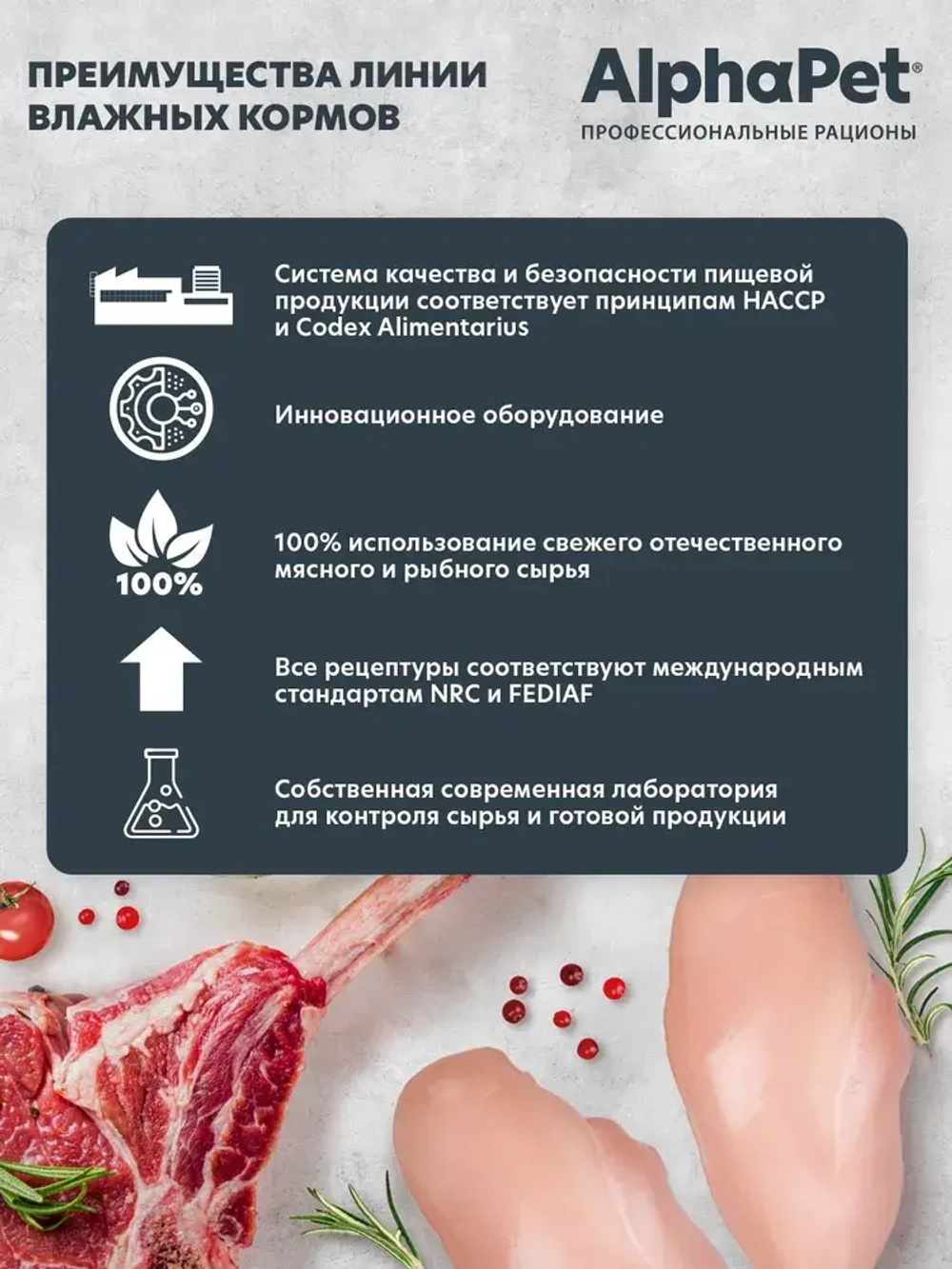 AlphaPet Superpremium Влажный корм для кошек с чувствительным пищеварением "Кролик и черника" кусочки в соусе, 80 г