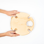 Винный столик со складывающимися ножками из Сибирского Кедра VN2