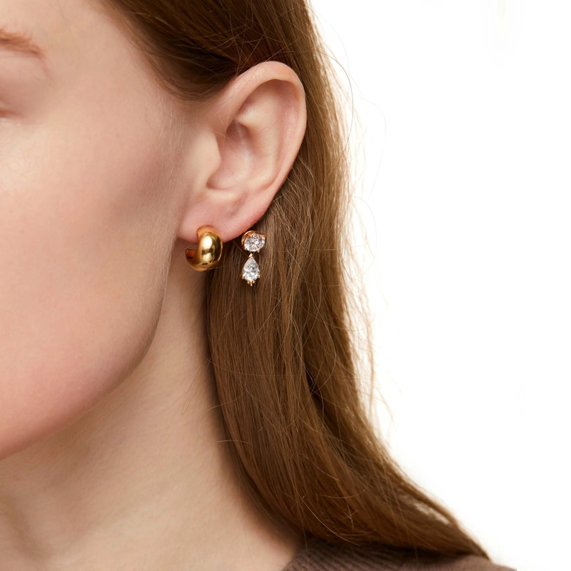 Серьги Кристальная Слеза