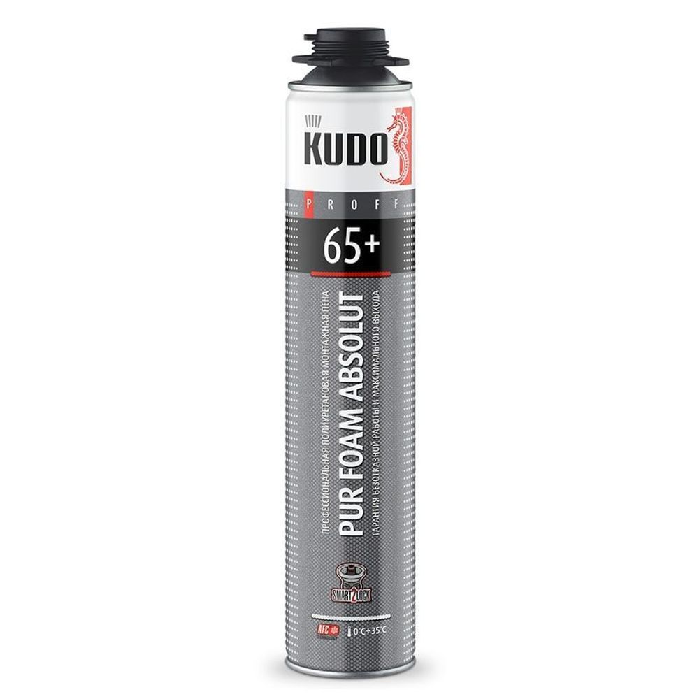 ПЕНА ПИСТОЛЕТНАЯ PROFF 65+ ПРОФИ 1000МЛ 930Г KUDO