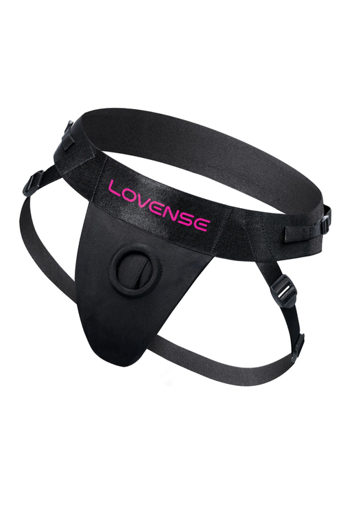 Трусики для страпона Lovense универсальные, черные, спандекс