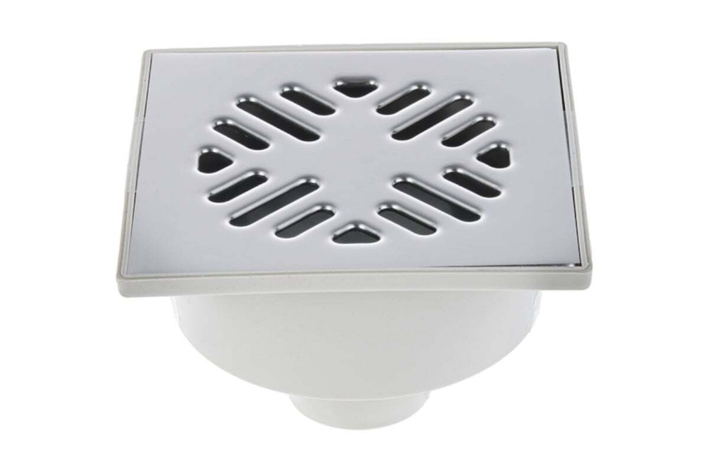 ТРАП ПЛАСТИК. НЕРЖ. РЕШЕТКА ПРЯМОЙ 15 Х 15 СМ (ДИАМ. 50ММ), MP-У ИС.110455