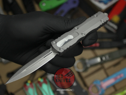 Нож Microtech DIRAC® D/E APOCALYPTIC STANDARD NATURAL CLEAR (225-10APNC)