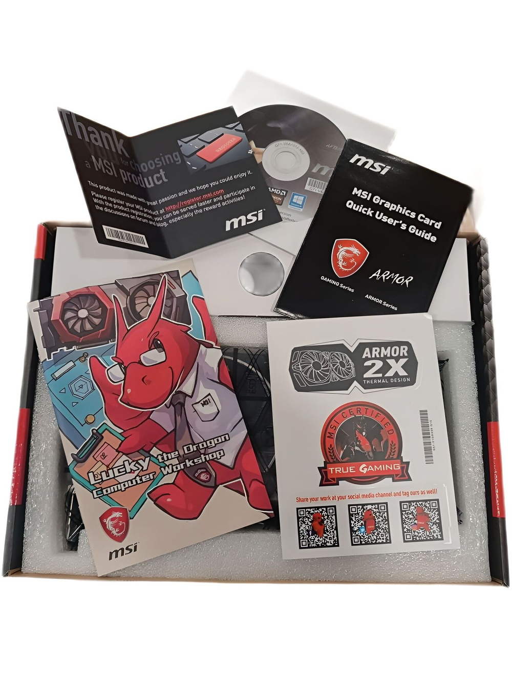 Видеокарта MSI AMD Radeon RX 570 ARMOR OC 8Gb