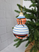 Котик Савелий стеклянная игрушка