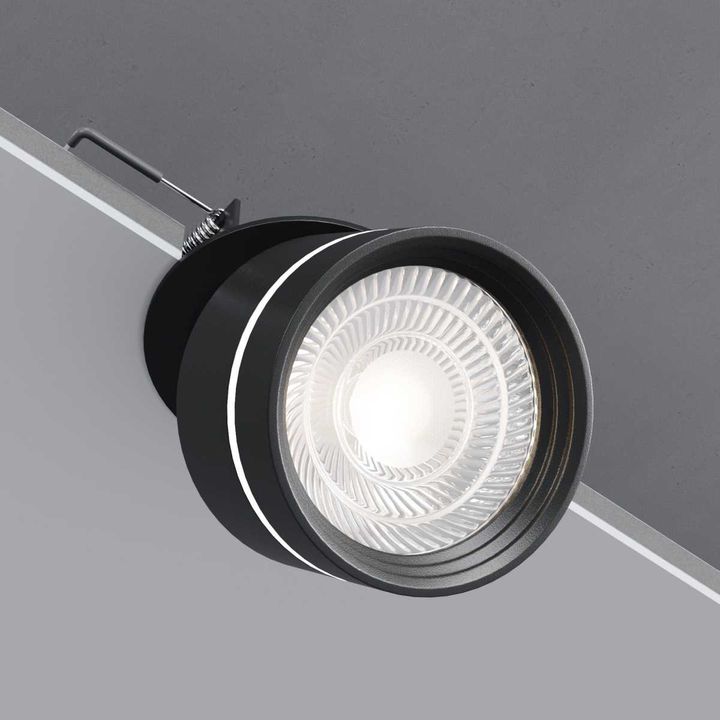 Встраиваемый светодиодный светильник Elektrostandard Stark 25035/LED 8W 4200K чёрный a062932