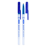 Ручка шариковая, Basir, синие чернила, белый корпус, 50 шт